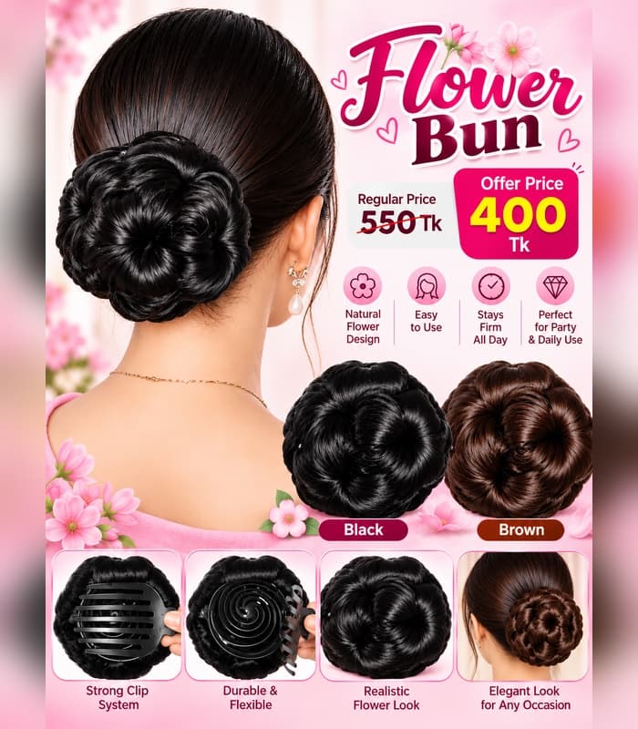 🎀 Flower Bun